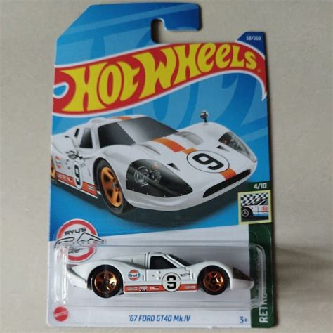 Jual Hot Wheels 67 Ford GT40 MK IV Shopee Indonesia