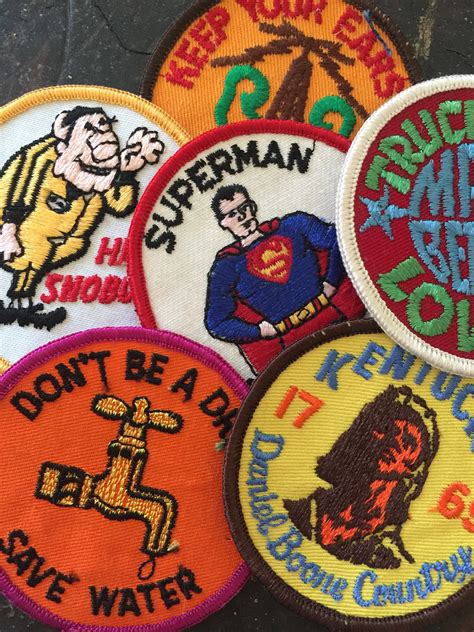 Vintage 70s IRON On PATCHES NOVELTY Patch Sold Separately | Etsy