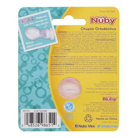 Comprar Chupón para bebé nuby ortodóntico de 0 6 meses 1 pz Prixz