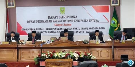 Dprd Natuna Gelar Paripurna Paw Anggota