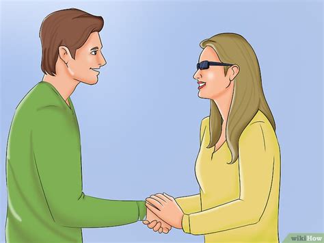 Cómo ayudar a una persona ciega con imágenes wikiHow