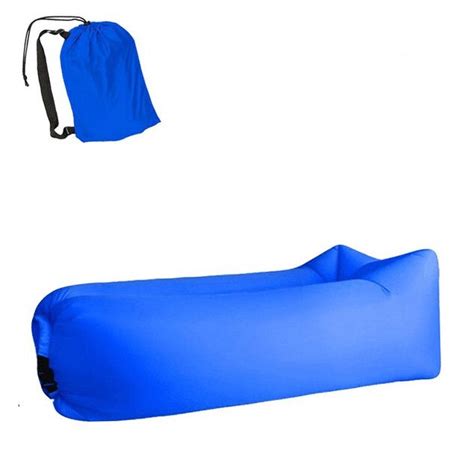 Lit Canap De Camping Pliable Gonflable Bleu Campkar Shop