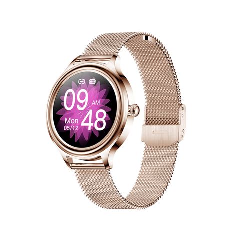 Kmo5 Trendy Smart Watch For Women Gold