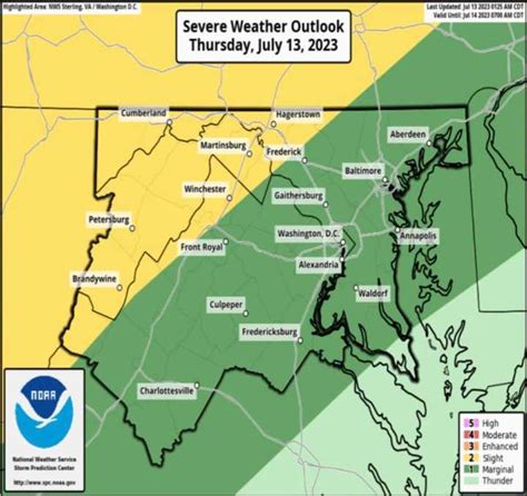 Storms Heading To DMV Could Bring Tornado, Flooding To Region: National ...