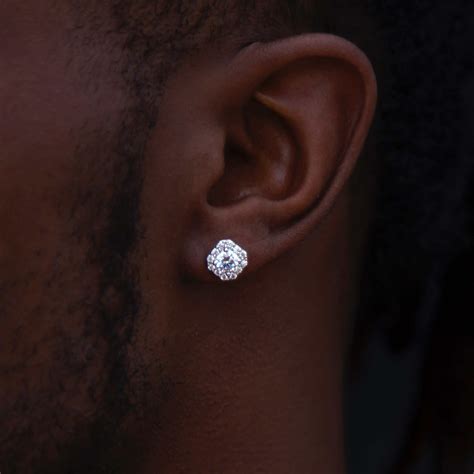 Diamond Stud Earrings For Men Sizes