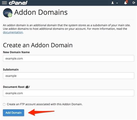 How To Add Addon Domain In CPanel