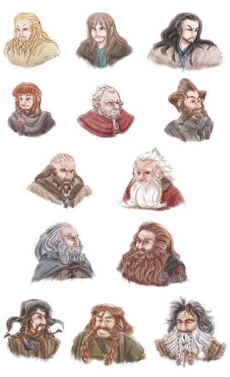 13 Dwarves By FlorideCuts Deviantart On DeviantArt Thorin