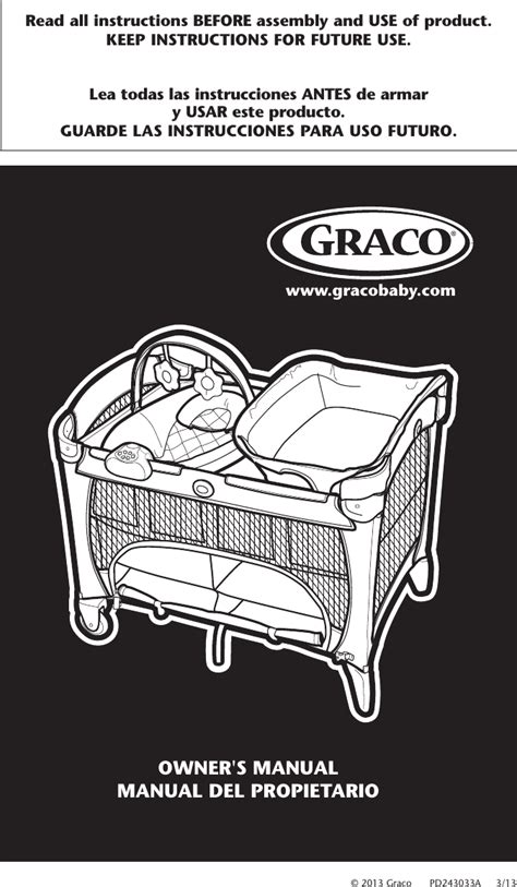 Graco Baby Playpen Pd A Users Manual