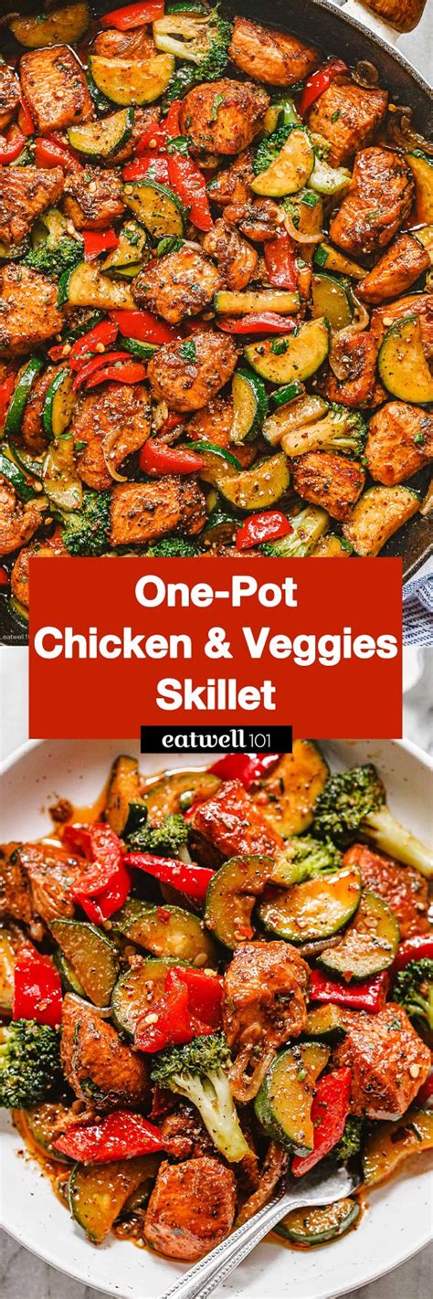 One Pot Chicken Vegetables Recipe Healthy Chicken Recipe — Eatwell101