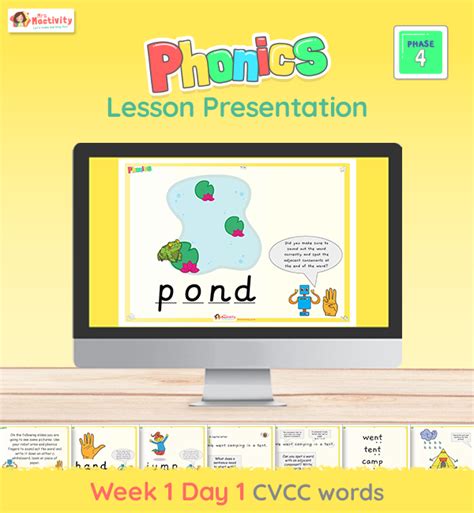 Phonics Powerpoint Phase Week Cvcc Words Teaching Resources Hot Sex