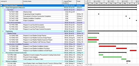 Using And Creating Layouts In Primavera P6 Taradigm 41 Off