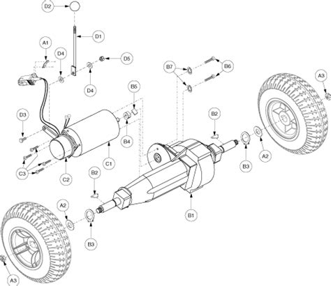 Sc60 Revo Replacement Parts by Pride Mobility - Wheelchair-Parts.com