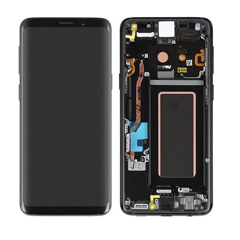 Lcd Screen Samsung S With Frame Service Pack G F Black