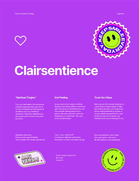 Clairsentience Poster Angversh | Figma