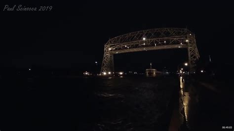 It Was A Dark And Stormy Night For The Joseph L Block Departing Duluth