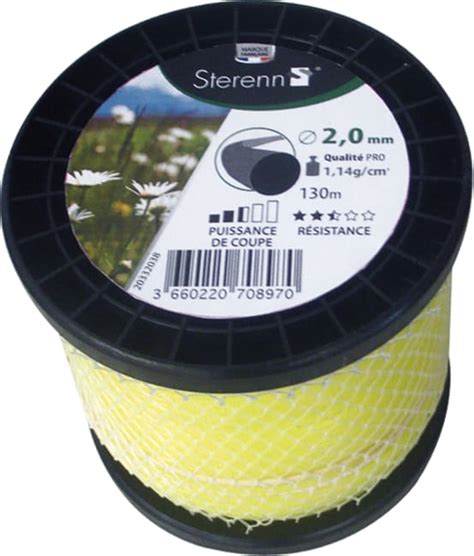 Fil Nylon Rond Bobine M Mm Jaune Gamm Vert