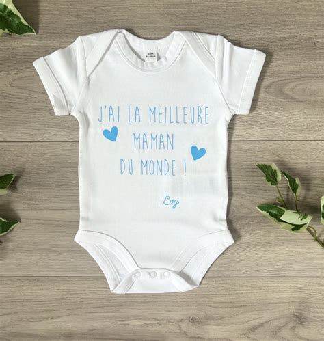 Body Personnalis J Ai La Meilleure Maman Du Monde Bouille D Amour