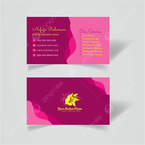 Salon Business Card Templates