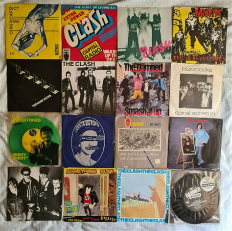 30 X Punk 7 Single Job Lot Collection Clash Buzzcocks Sex Pistols Damned EBay UK