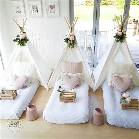 Boho Glam Slumber Party Teepee Party Girls Slumber Party Slumber