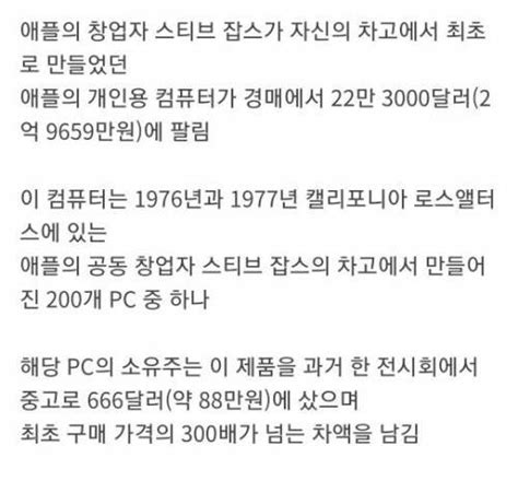 약 3억원에 팔린 컴퓨터 유머 게시판