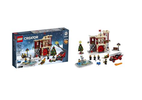 Lego Winter Village Fire Station Bring back the festive season light ...