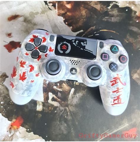 A Custom Ghost Of Tsushima Controller That I Painted PS4