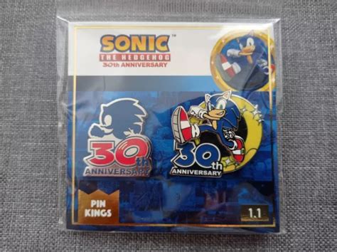 SONIC THE HEDGEHOG 30th Anniversary Limited Edition Pins Sealed