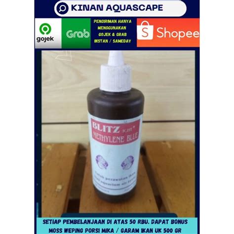 Jual OBAT BIRU BLITZ ICHT METHYLENE BLUE 100 ML OBAT IKAN Shopee