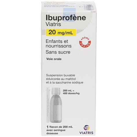 Ibuprofène Mylan 20 mg ml s s 200 ml Redcare Pharmacie