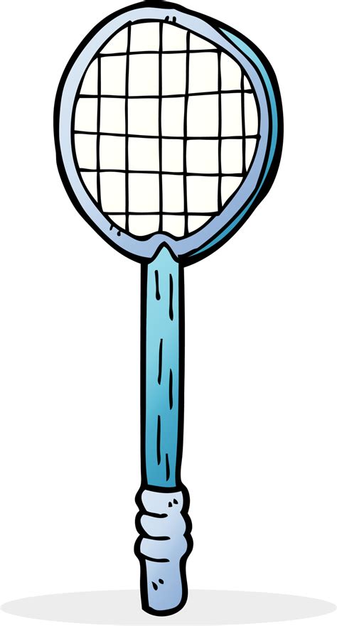 cartoon old tennis racket 45010963 PNG