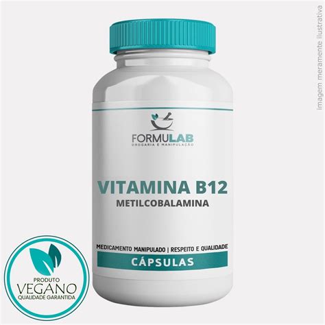 Metilcobalamina Mcg C Psulas Vitamina B Vegan Shopee