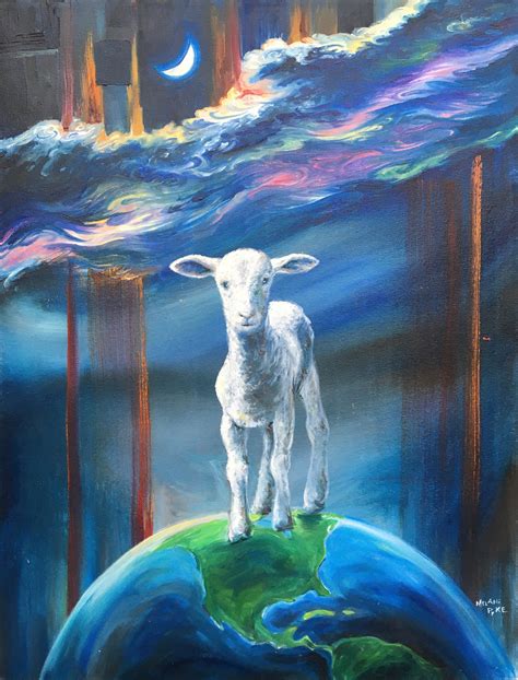 Lamb Of God Painting