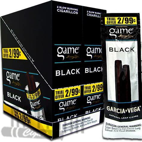 The Mild Cigars In A Game Cigarillos Black Pack Have A Remarkable Taste