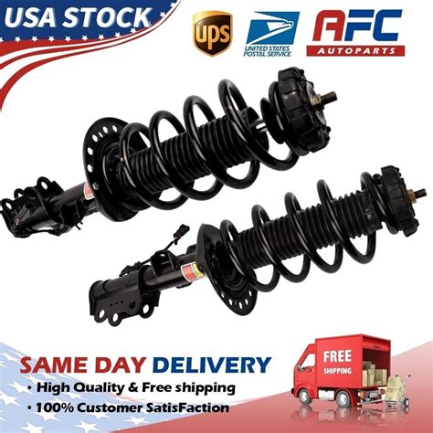 New Pair Front Shock Absorber Strut Assys For Cadillac Srx W