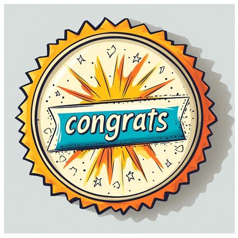 Congrats Button Speech Bubble Banner Label Congrats Premium Ai