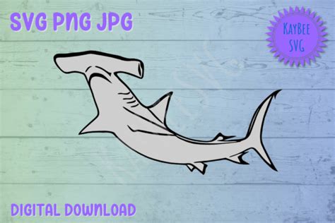 Hammerhead Shark SVG PNG Graphic By Kaybeesvgs Creative Fabrica