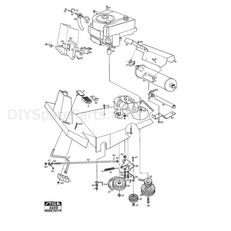 Stiga VILLA 8 13 2832 14 1991 Parts Diagram Transmission Engine 0