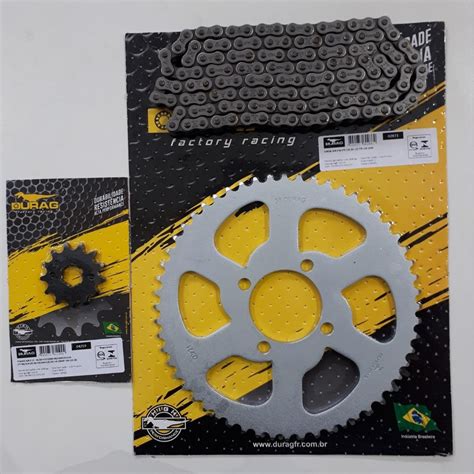 Kit De Rela O Trilha X Moto Xtz Ttr Corrente Fina P