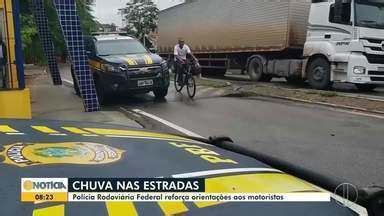 Inter TV Notícia Polícia Rodoviária Federal reforça orientações aos