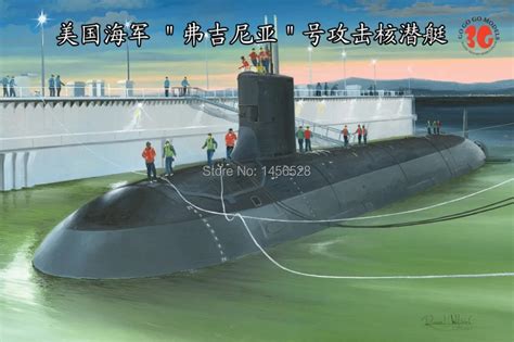 hobbyboss scale model 1/350 scale ship 83515 USS VIRGINIA SSN 774 ...