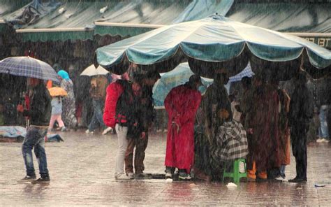 Maroc Fortes Pluies Et Rafales De Vent Vendredi Et Samedi LPJM