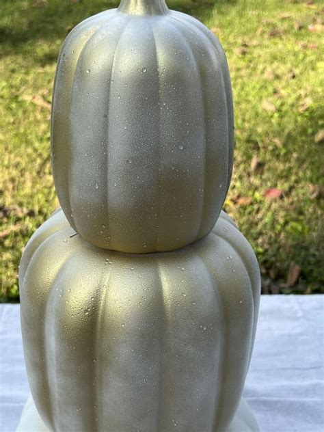 How To Makeover The Dollar Tree Stacked Pumpkins Re Fabbed