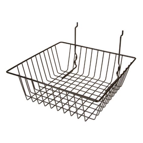 Shallow Wire Display Basket, 24 x 12 x 4 | Midwest Retail Services