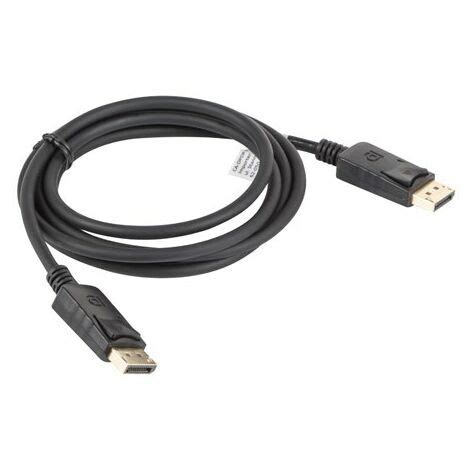 Lanberg Ca Dpdp Cc Bk C Ble Displayport M Noir