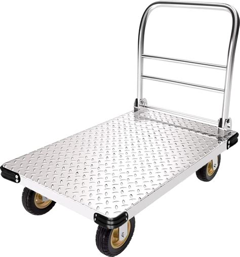 Folding Platform Trolley Push Cart Dolly Capacity 900 Kg Foldable