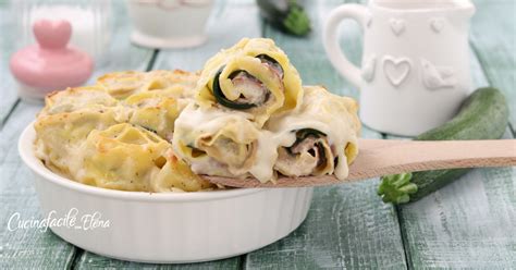 Girelle Di Lasagne Alle Zucchine Cremose