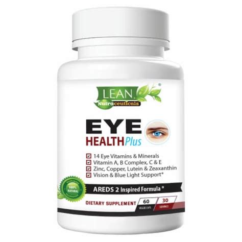 Areds Eye Health Supplement W Vitamins Lutein Zeaxanthin For Sight