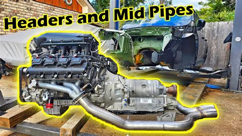 HEMI Swap Jeep Renegade Pt 29 Headers Mid Pipes And Brake Lines