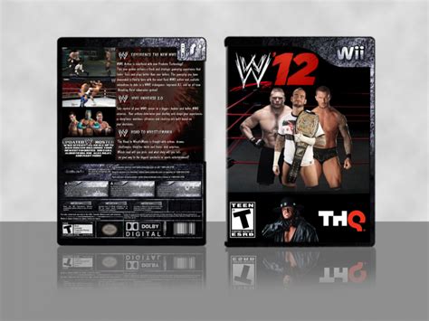 WWE 12 Wii Box Art Cover by Hybr1d